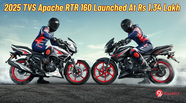 2025 TVS Apache RTR 160 Now Available With Dual-Channel ABS - Priced At Rs 1.34 Lakh