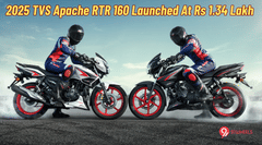2025 TVS Apache RTR 160 Now Available With Dual-Channel ABS - Priced At Rs 1.34 Lakh 2025 TVS Apache RTR 160 Now Available With Dual-Channel ABS - Priced At Rs 1.34 Lakh