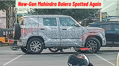 New-Gen Mahindra Bolero Spotted Again - Hints At New Side Profile!