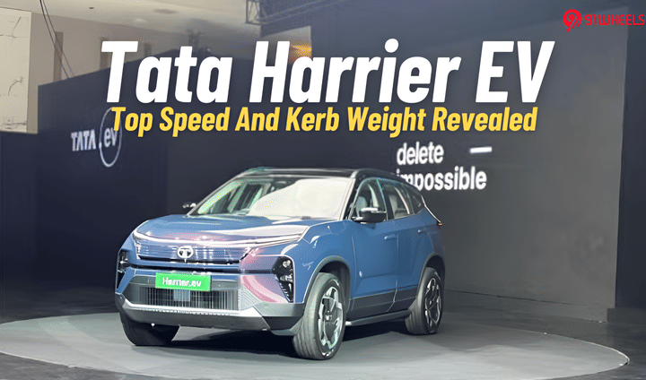 Tata Harrier EV Top Speed And Kerb Weight Revealed- Heavier Than ICE Tata Harrier EV Top Speed And Kerb Weight Revealed- Heavier Than ICE