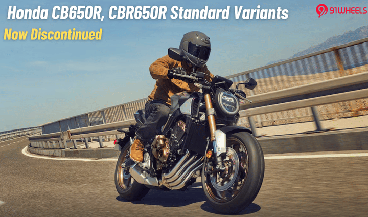 Honda CB650R & CBR650R Standard Variants Now Discontinued