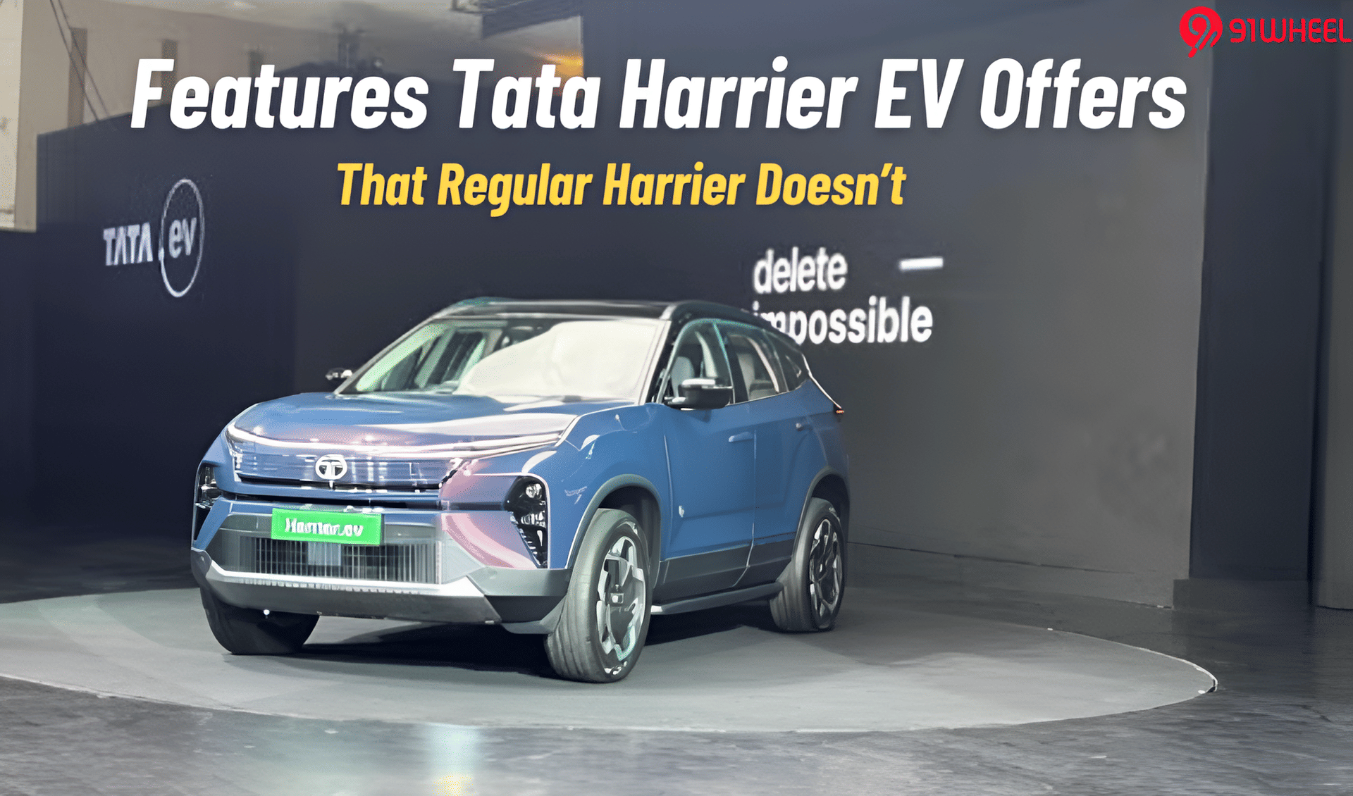 Features Tata Harrier EV Gets Over The Regular ICE Harrier