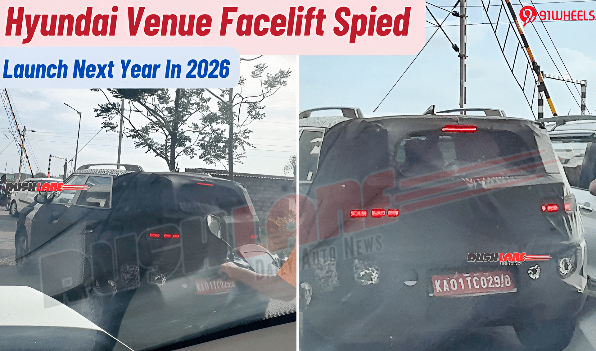 Hyundai Venue Spied Testing Again Ahead Of Launch- All Details Hyundai Venue Spied Testing Again Ahead Of Launch- All Details