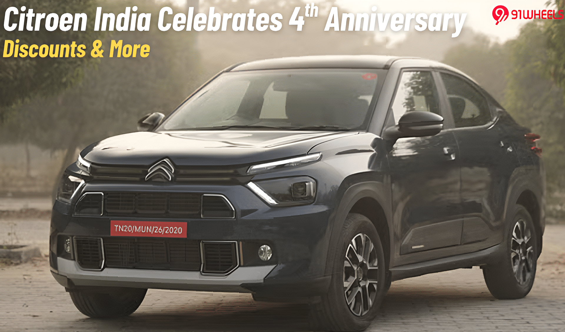 Citroen India Announces Discounts Of Upto Rs. 2.8L On Its 4th Anniversary Citroen India Announces Discounts Of Upto Rs. 2.8L On Its 4th Anniversary