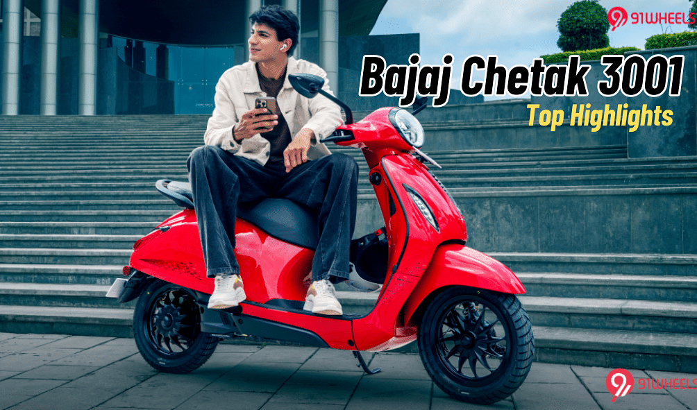 Bajaj Chetak 3001: Top Highlights You Need To Know Bajaj Chetak 3001: Top Highlights You Need To Know