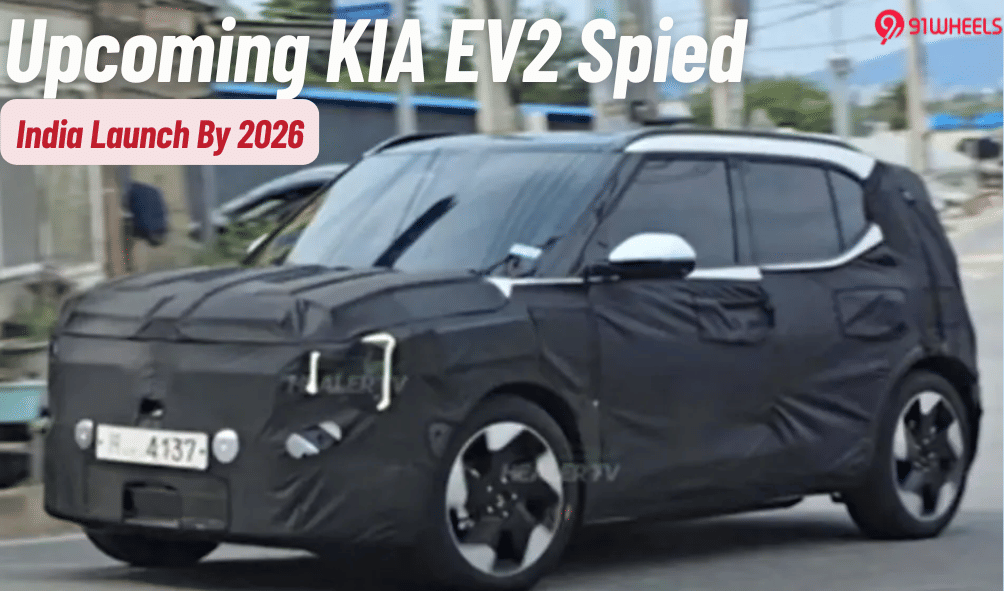 Kia EV2 Spied In Near-Production Form; India Launch Likely In 2026 Kia EV2 Spied In Near-Production Form; India Launch Likely In 2026