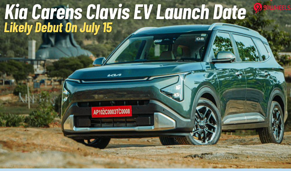 Kia Carens Clavis EV Launch Likely On July 15; Range Of Around 450 Kms Kia Carens Clavis EV Launch Likely On July 15; Range Of Around 450 Kms