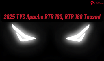 2025 TVS Apache RTR 160 2V, 180 2V Teased Ahead Of Launch