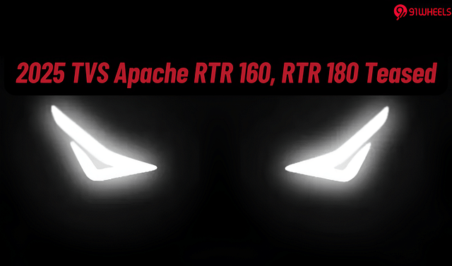 2025 TVS Apache RTR 160 2V, 180 2V Teased Ahead Of Launch