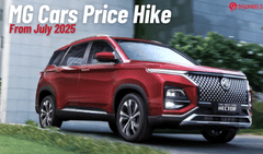 MG Cars To Get Expensive From July 1; Up To 1.5% Price Hike