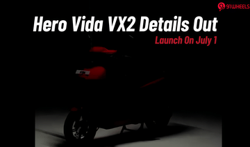 Hero Vida VX2 New Details Out Ahead Of July 1 Launch