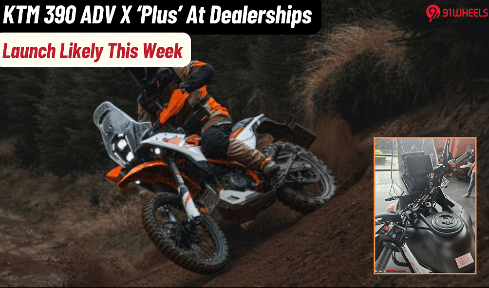 KTM 390 Adventure X 'Plus' Spotted At Dealership- Launch Soon KTM 390 Adventure X 'Plus' Spotted At Dealership- Launch Soon