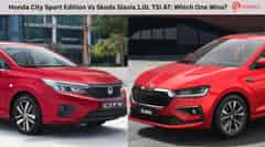Honda City Sport Edition Vs Skoda Slavia 1.0L TSI AT: Which One Wins? Honda City Sport Edition Vs Skoda Slavia 1.0L TSI AT: Which One Wins?