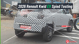 2026 Renault Kwid EV Spied Testing - Rear Right Profile