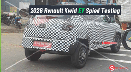 2026 Renault Kwid EV Spied Testing - Rear Right Profile