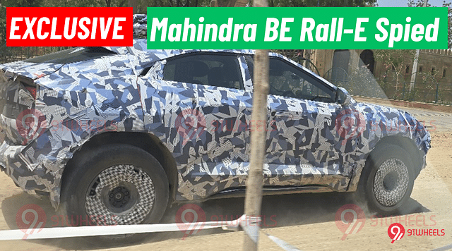 EXCLUSIVE! Mahindra BE Rall E Spied Testing In Jaisalmer