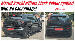 Maruti Suzuki eVitara Black Colour Spotted With No Camouflage: Details Here