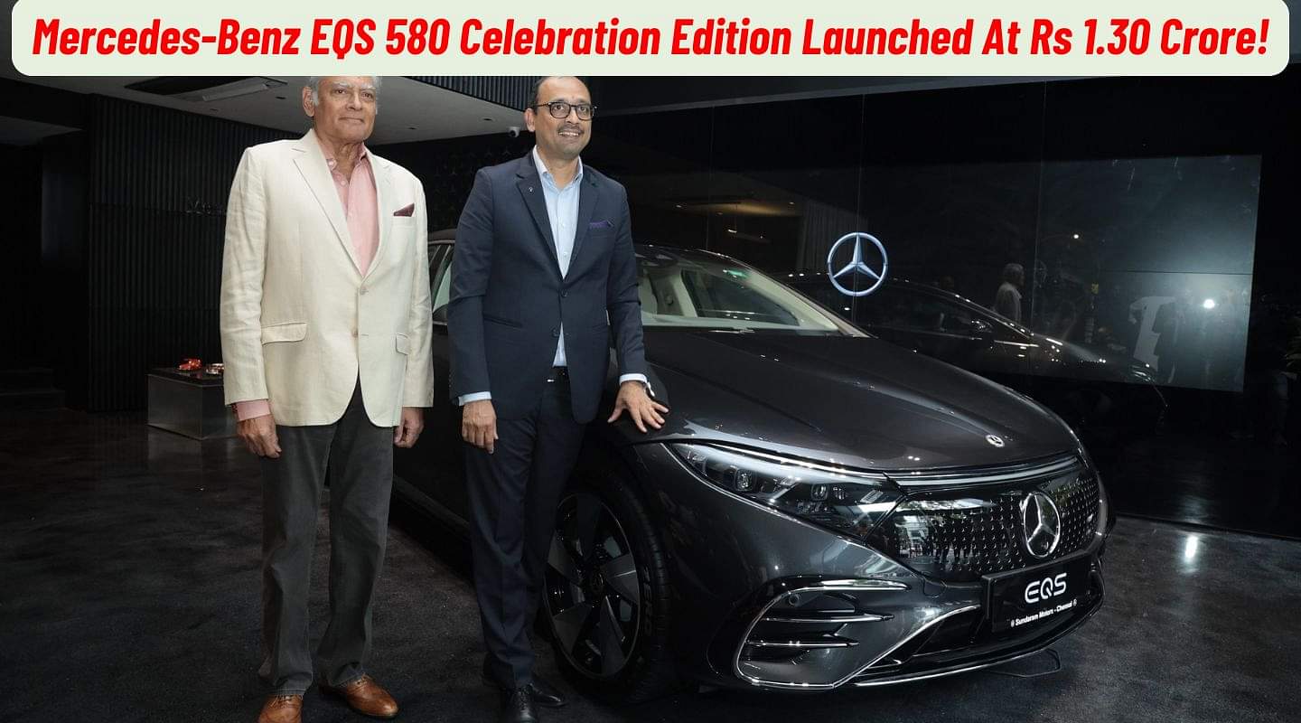 Mercedes-Benz EQS 580 Celebration Edition Launched At Rs 1.30 Crore Mercedes-Benz EQS 580 Celebration Edition Launched At Rs 1.30 Crore