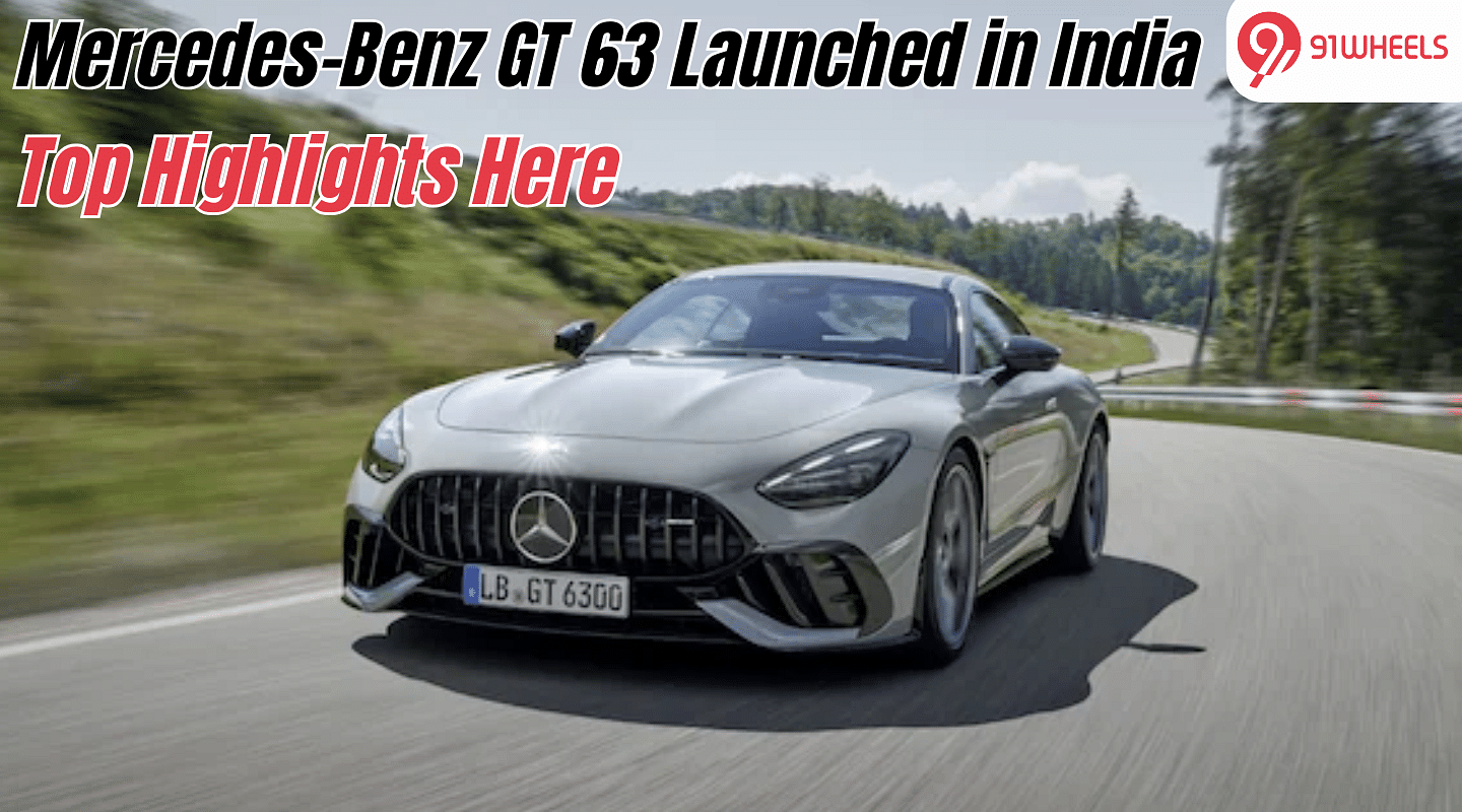 Mercedes-Benz GT 63 Launched in India: Top Highlights Here Mercedes-Benz GT 63 Launched in India: Top Highlights Here