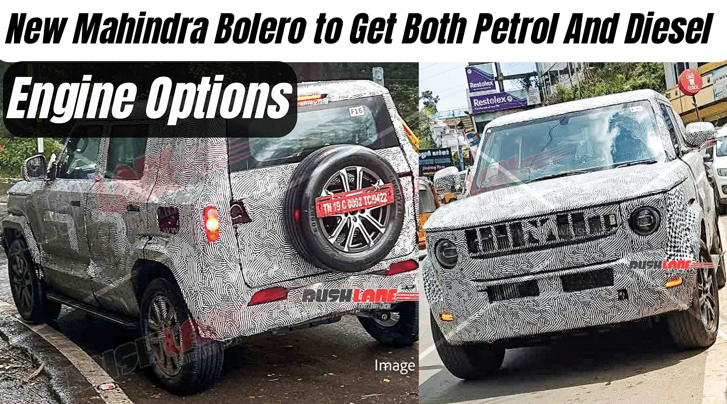 New Mahindra Bolero to Get Both Petrol And Diesel Engine Options: Details Here New Mahindra Bolero to Get Both Petrol And Diesel Engine Options: Details Here