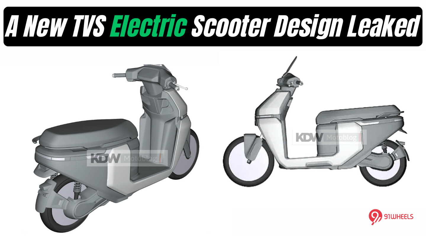 A New TVS Electric Scooter Design Leaked - Affordable iQube?