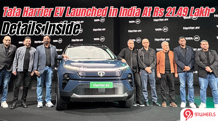 Tata Harrier EV Launched in India At Rs 21.49 Lakh (Intro, Ex-sh): All Details Here