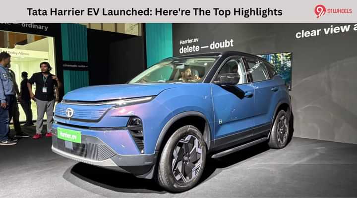Tata Harrier EV Launched: Here're The Top Highlights