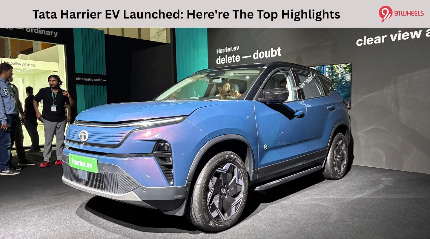 Tata Harrier EV Launched: Here're The Top Highlights Tata Harrier EV Launched: Here're The Top Highlights