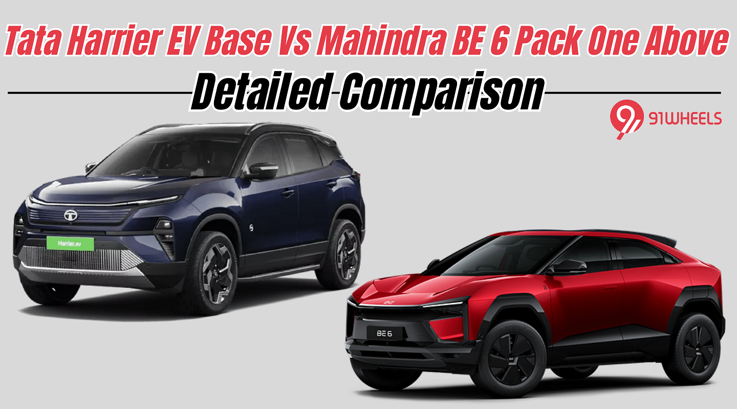 Tata Harrier EV Adventure Vs Mahindra BE 6 Pack One Above: Detailed Comparo! Tata Harrier EV Adventure Vs Mahindra BE 6 Pack One Above: Detailed Comparo!