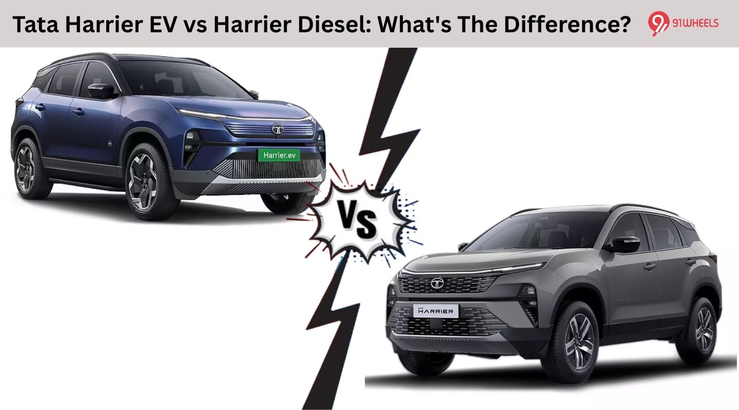 Tata Harrier EV vs Harrier Diesel: What's The Difference?
