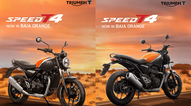 New Colour Option for Triumph Speed T4 Priced at Rs 2.05 Lakh