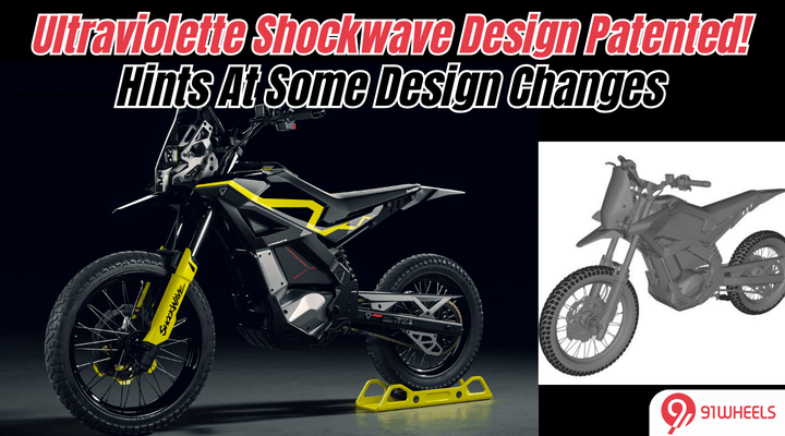 Ultraviolette Shockwave Design Patented; Hints At Some Design Changes