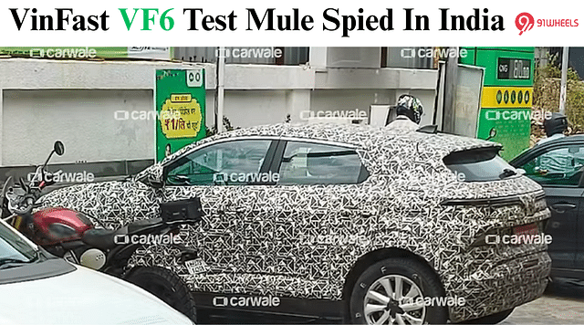 VinFast VF6 Test Mule Spied In India Ahead Of Launch