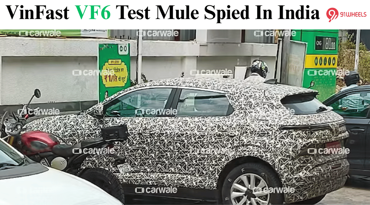VinFast VF6 Test Mule Spied In India Ahead Of Launch VinFast VF6 Test Mule Spied In India Ahead Of Launch