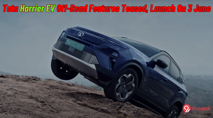 Tata Harrier EV Off-Road Features Teased Ahead of Tomorrow's Launch