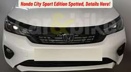 Honda City Sport Edition Spotted Before Launch!