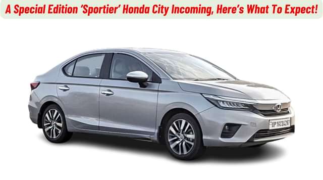 A Special Edition 'Sportier' Honda City Incoming!