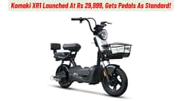 Komaki XR1 Electric Moped Launched At Rs 29,999!