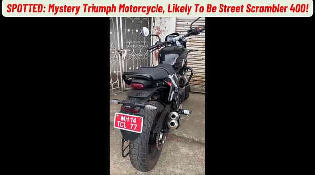 Triumph Street Scrambler 400 Spotted Testing In India!