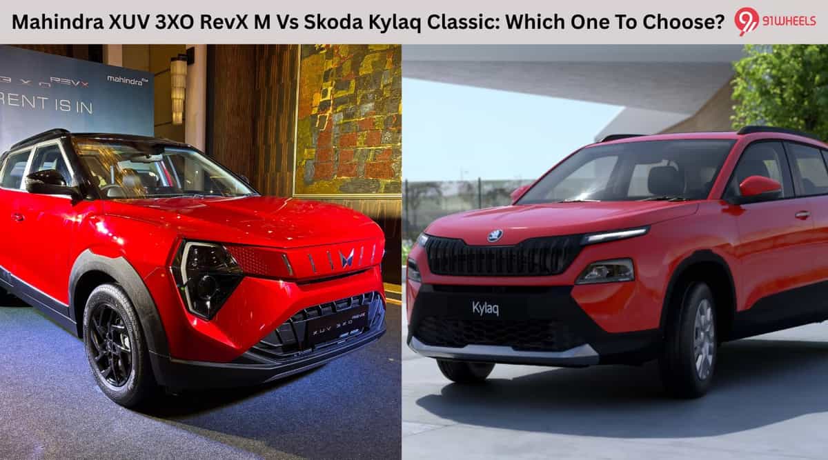 Mahindra XUV 3XO RevX M Vs Skoda Kylaq Classic: Which One To Choose? Mahindra XUV 3XO RevX M Vs Skoda Kylaq Classic: Which One To Choose?