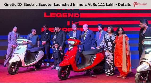 Kinetic DX Electric Scooter Launched In India At Rs 1.11 Lakh - Details