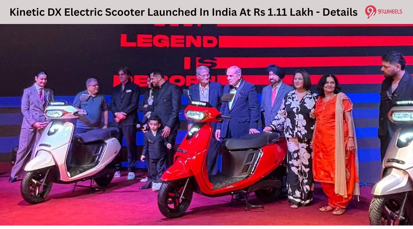 Kinetic DX Electric Scooter Launched In India At Rs 1.11 Lakh - Details