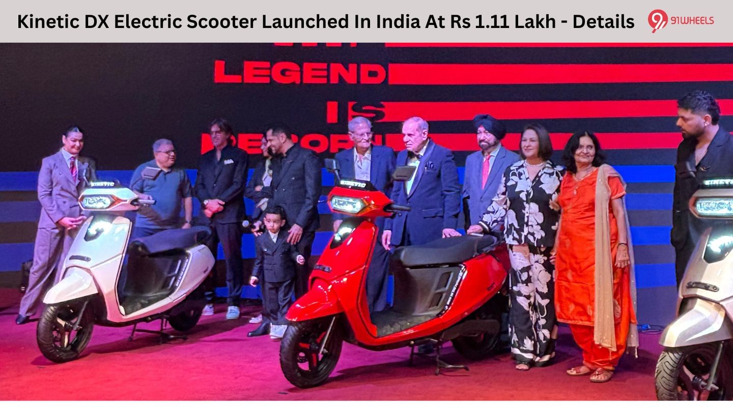 Kinetic DX Electric Scooter Launched In India At Rs 1.11 Lakh - Details