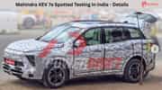 Mahindra XEV 7e Spotted Testing In India - Details