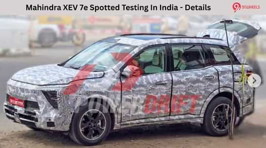 Mahindra XEV 7e Spotted Testing In India - Details Mahindra XEV 7e Spotted Testing In India - Details