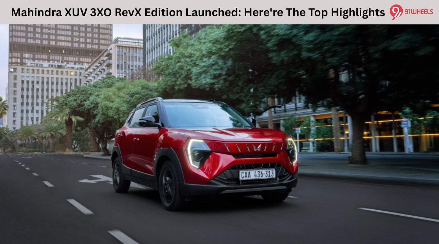 Mahindra XUV 3XO RevX Edition Launched: Here're The Top Highlights