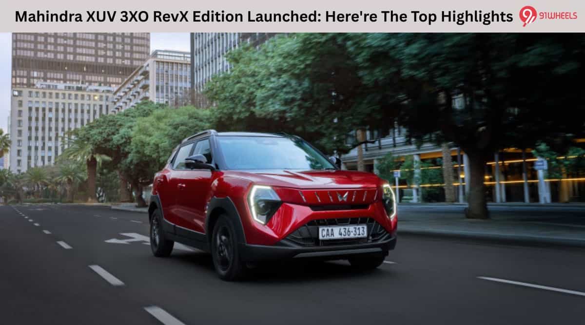 Mahindra XUV 3XO RevX Edition Launched: Here're The Top Highlights Mahindra XUV 3XO RevX Edition Launched: Here're The Top Highlights