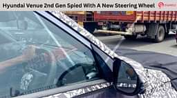 Hyundai Venue 2nd Gen Spied With A New Steering Wheel