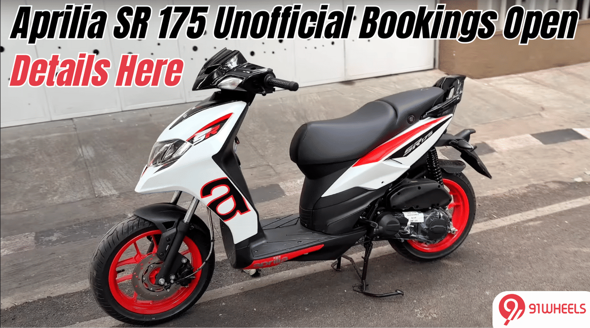Aprilia SR 175 Unofficial Bookings Open: Check Details Here Aprilia SR 175 Unofficial Bookings Open: Check Details Here
