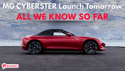 MG Cyberster Launch Tomorrow: India's First Electric Roadster; Details